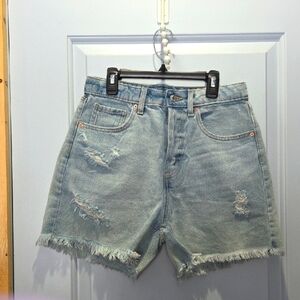 Wild Fable womens distressed denim shorts sz 4